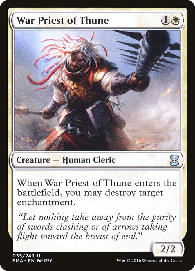 War Priest of Thune [Eternal Masters] | Kessel Run Games Inc. 