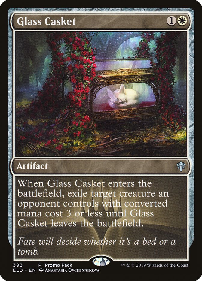 Glass Casket (Promo Pack) [Throne of Eldraine Promos] | Kessel Run Games Inc. 