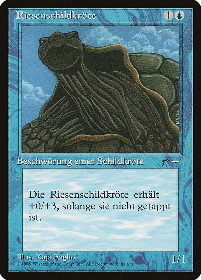Giant Tortoise (German) - "Riesenschildkrote" [Renaissance] | Kessel Run Games Inc. 