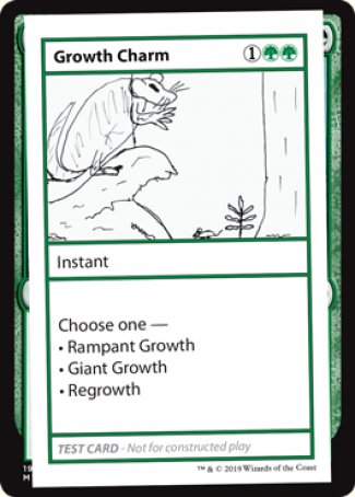 Growth Charm (2021 Edition) [Mystery Booster Playtest Cards] | Kessel Run Games Inc. 