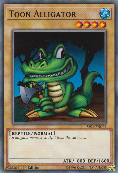 Toon Alligator [SS01-ENC02] Common | Kessel Run Games Inc. 