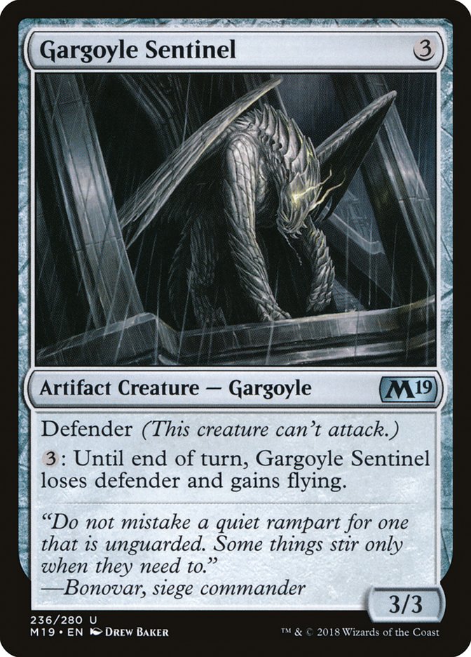 Gargoyle Sentinel [Core Set 2019] | Kessel Run Games Inc. 