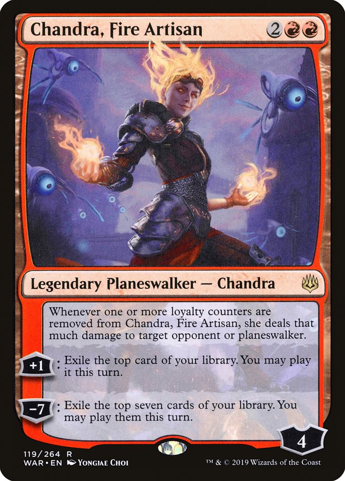 Chandra, Fire Artisan [War of the Spark] | Kessel Run Games Inc. 
