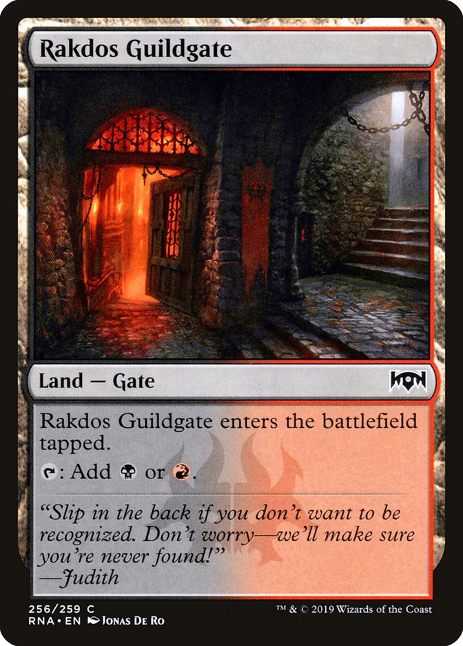 Rakdos Guildgate (256/259) [Ravnica Allegiance] | Kessel Run Games Inc. 