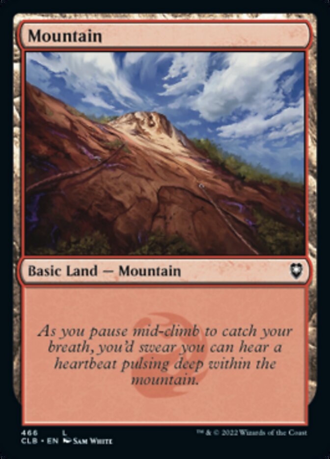 Mountain (466) [Commander Legends: Battle for Baldur's Gate] | Kessel Run Games Inc. 