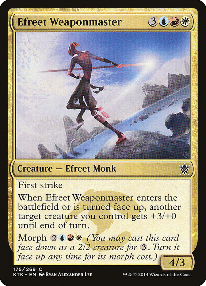 Efreet Weaponmaster [Khans of Tarkir] | Kessel Run Games Inc. 