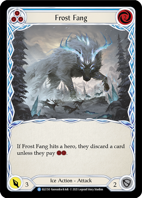 Frost Fang (Blue) [ELE150] (Tales of Aria)  1st Edition Normal | Kessel Run Games Inc. 