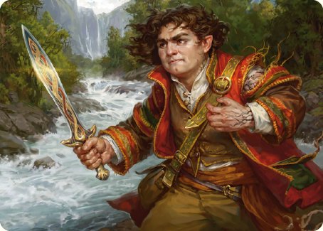 Frodo Baggins Art Card (16/81) [The Lord of the Rings: Tales of Middle-earth Art Series] | Kessel Run Games Inc. 