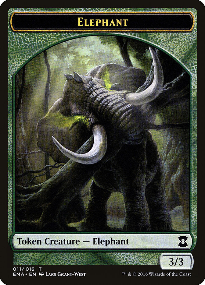 Elephant Token [Eternal Masters Tokens] | Kessel Run Games Inc. 