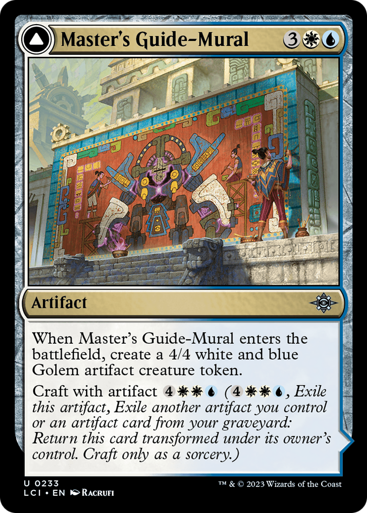Master's Guide-Mural // Master's Manufactory [The Lost Caverns of Ixalan] | Kessel Run Games Inc. 