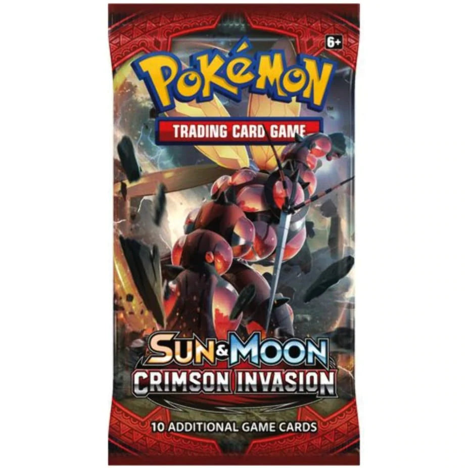 Sun & Moon Crimson Invasion Booster Packs | Kessel Run Games Inc. 