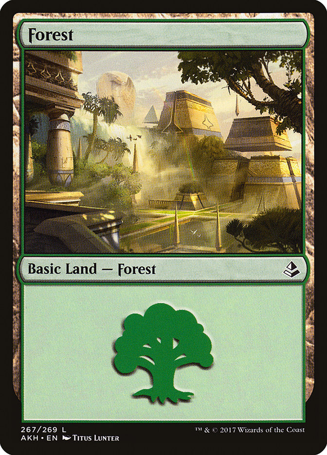 Forest (267) [Amonkhet] | Kessel Run Games Inc. 