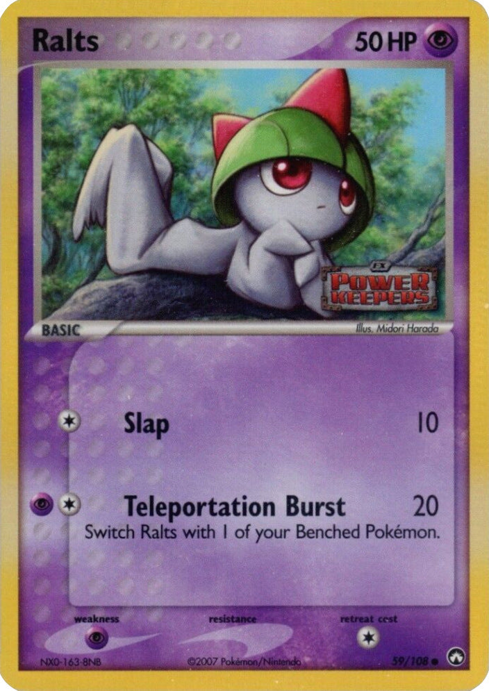 Ralts (59/108) (Stamped) [EX: Power Keepers] | Kessel Run Games Inc. 