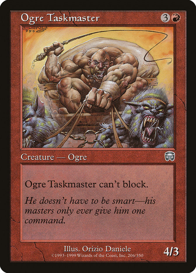 Ogre Taskmaster [Mercadian Masques] | Kessel Run Games Inc. 