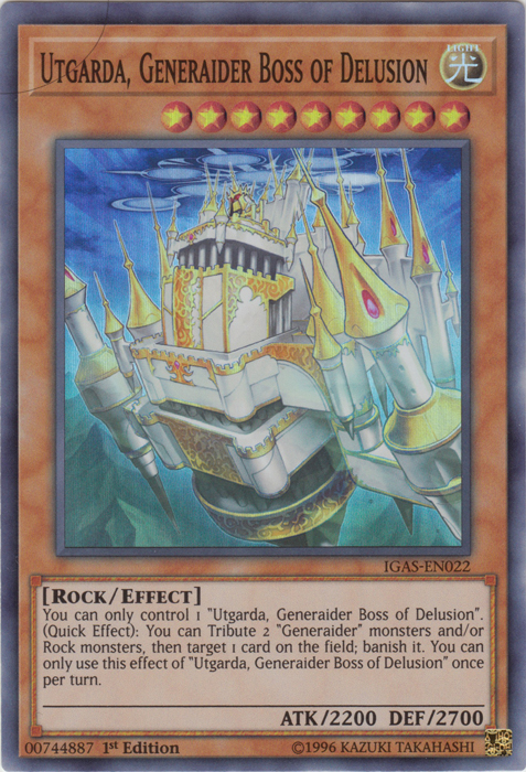 Utgarda, Generaider Boss of Delusion [IGAS-EN022] Super Rare | Kessel Run Games Inc. 