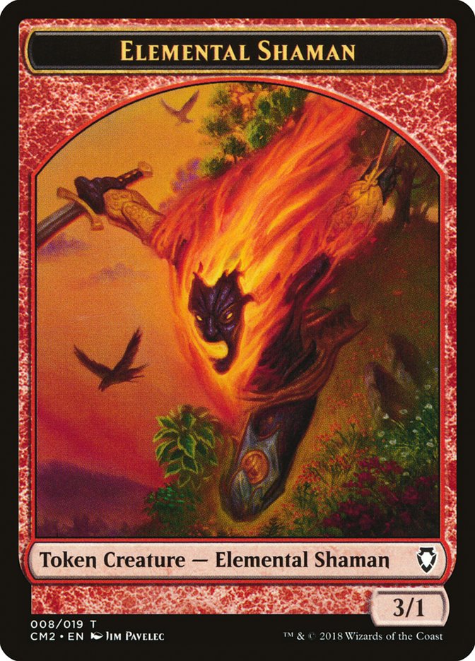 Elemental Shaman Token [Commander Anthology Volume II Tokens] | Kessel Run Games Inc. 