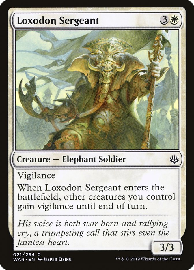 Loxodon Sergeant [War of the Spark] | Kessel Run Games Inc. 