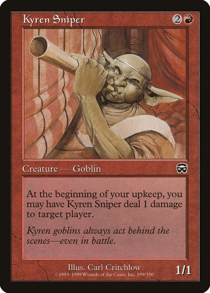 Kyren Sniper [Mercadian Masques] | Kessel Run Games Inc. 