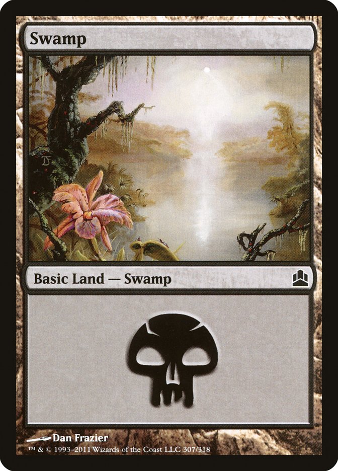 Swamp (307) [Commander 2011] | Kessel Run Games Inc. 