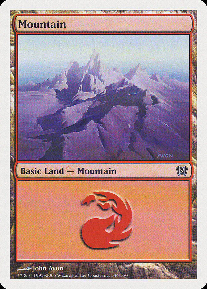 Mountain (344) [Ninth Edition] | Kessel Run Games Inc. 
