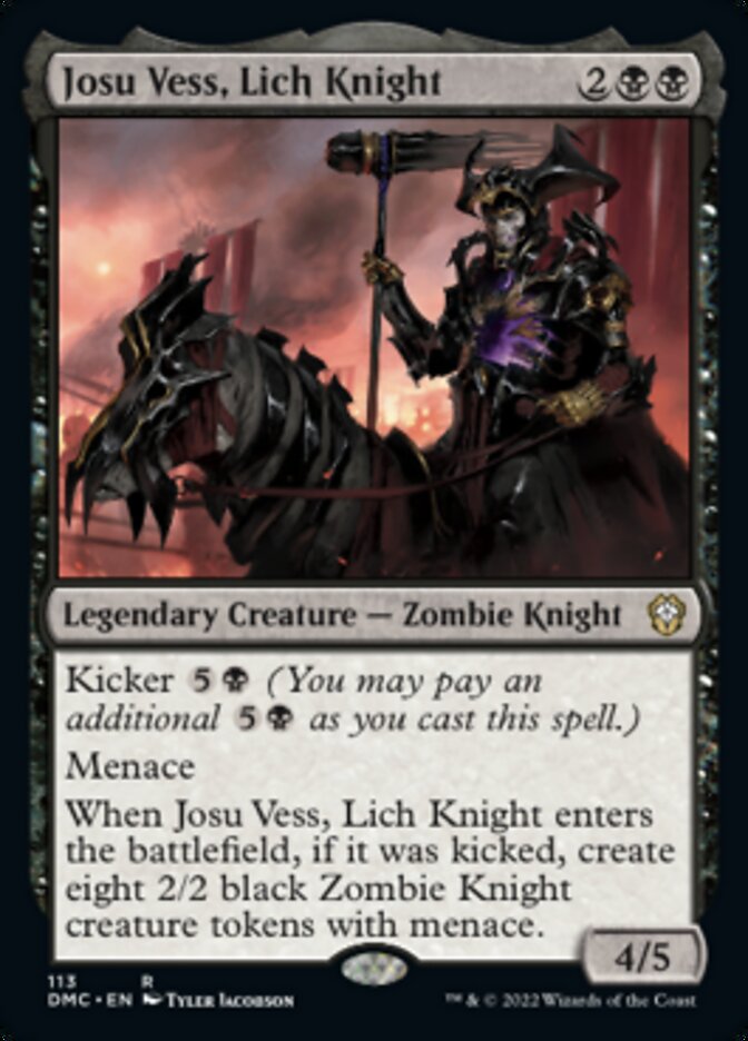 Josu Vess, Lich Knight [Dominaria United Commander] | Kessel Run Games Inc. 