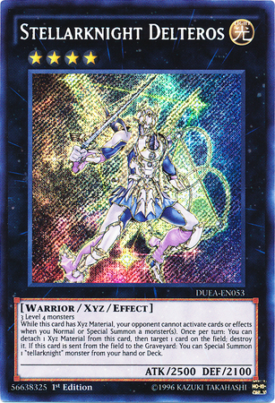 Stellarknight Delteros [DUEA-EN053] Secret Rare | Kessel Run Games Inc. 