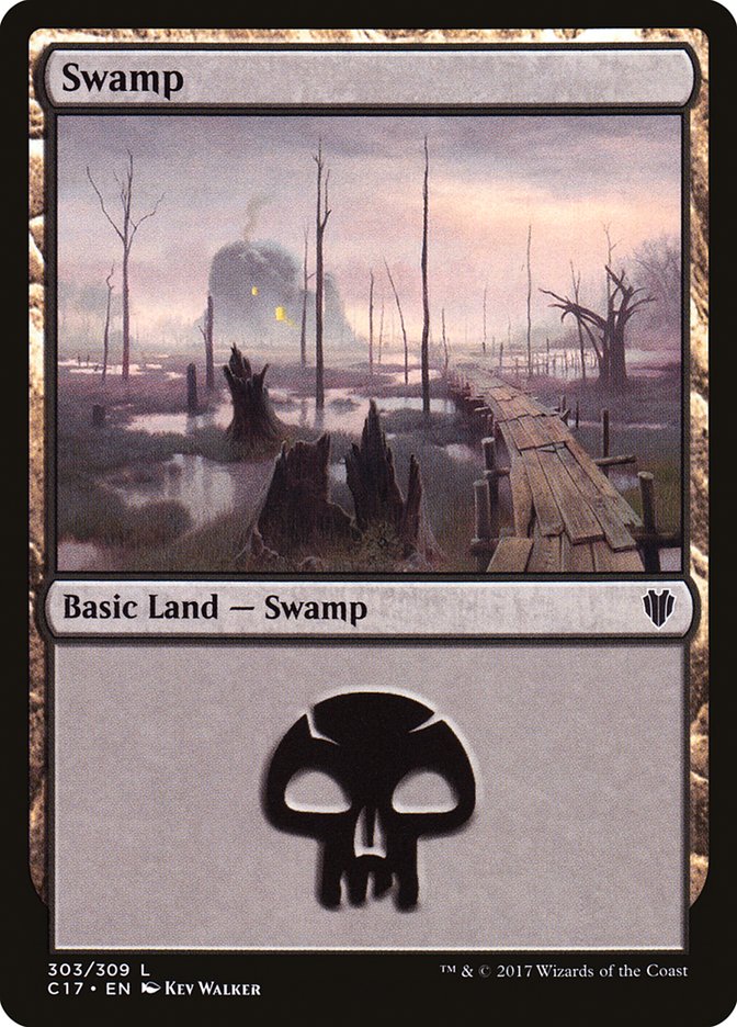 Swamp (303) [Commander 2017] | Kessel Run Games Inc. 
