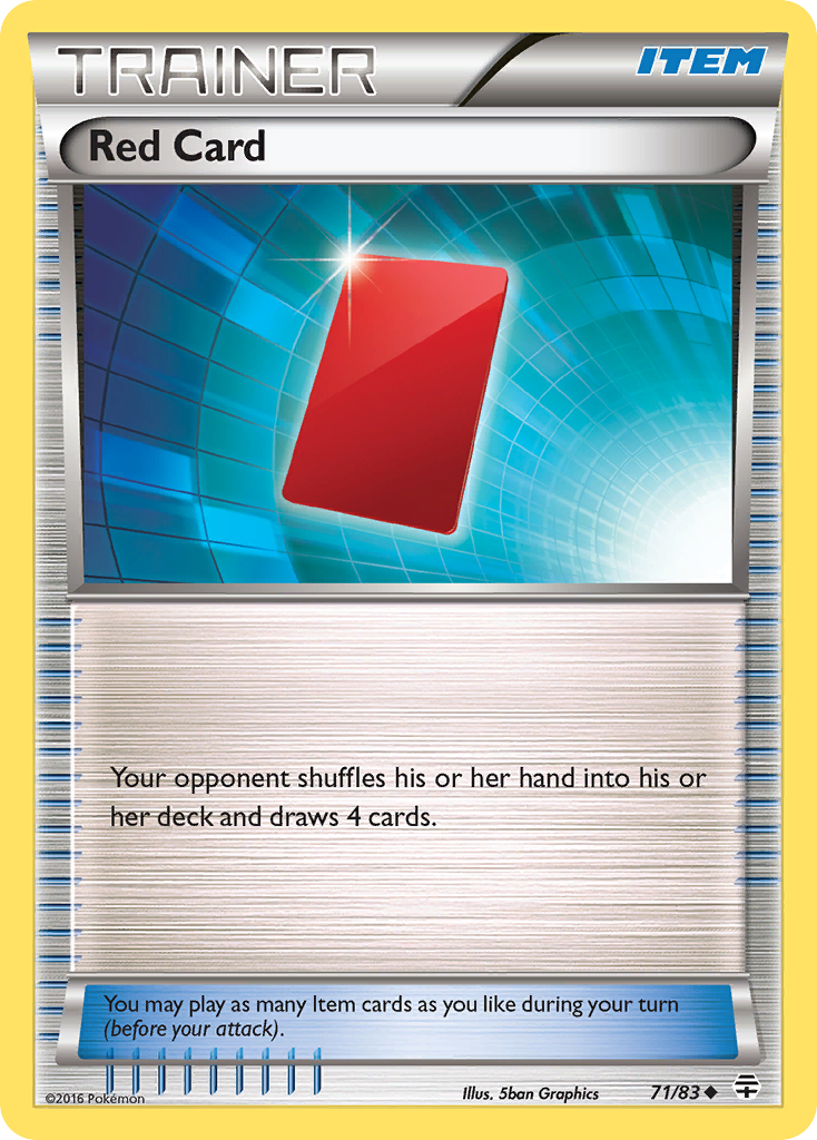 Red Card (71/83) [XY: Generations] | Kessel Run Games Inc. 
