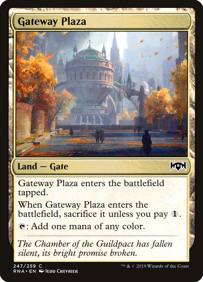 Gateway Plaza [Ravnica Allegiance] | Kessel Run Games Inc. 