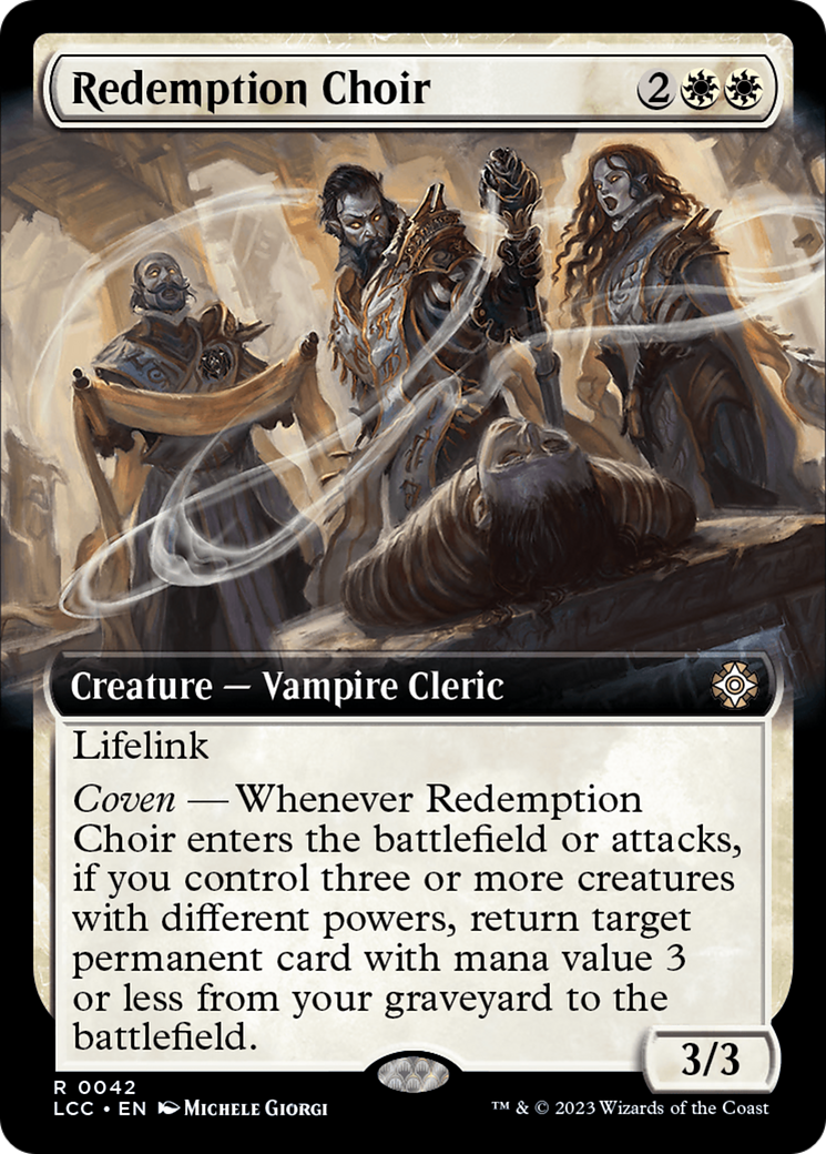 Redemption Choir (Extended Art) [The Lost Caverns of Ixalan Commander] | Kessel Run Games Inc. 