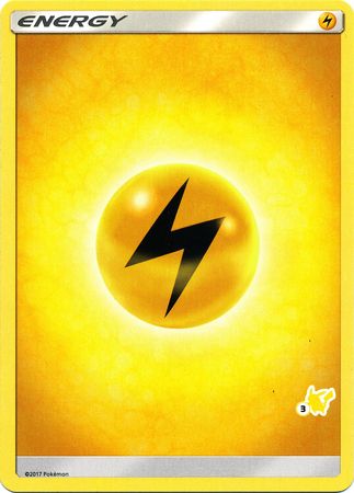 Lightning Energy (Pikachu Stamp #3) [Battle Academy 2020] | Kessel Run Games Inc. 