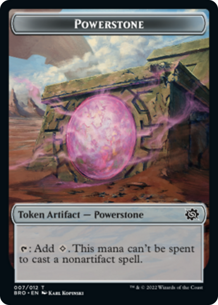 Powerstone Token [The Brothers' War Tokens] | Kessel Run Games Inc. 