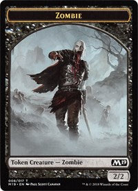Zombie // Goblin Double-Sided Token (Game Night) [Core Set 2019 Tokens] | Kessel Run Games Inc. 