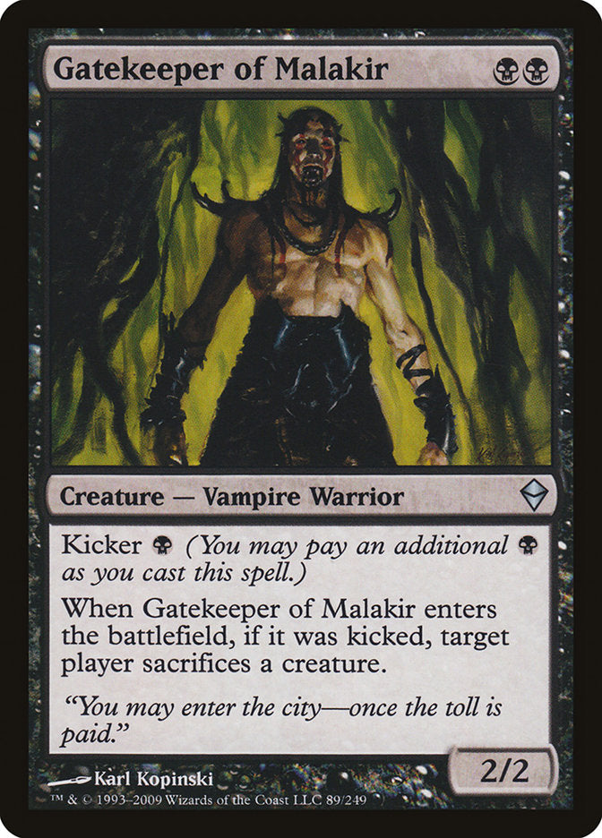 Gatekeeper of Malakir [Zendikar] | Kessel Run Games Inc. 