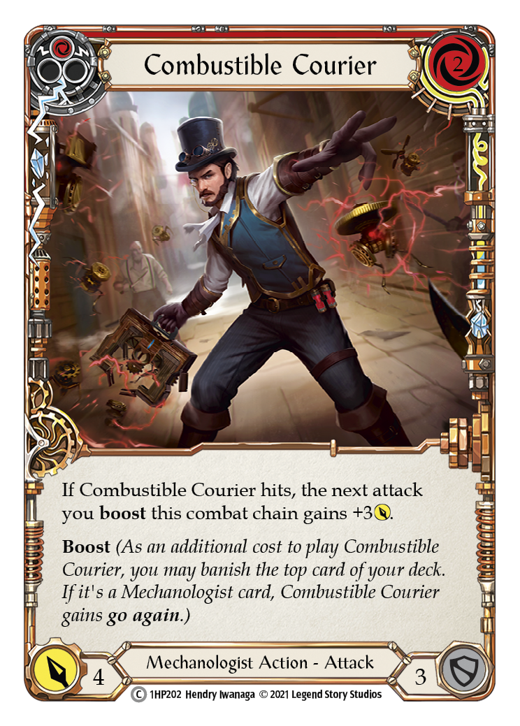 Combustible Courier (Red) [1HP202] (History Pack 1) | Kessel Run Games Inc. 