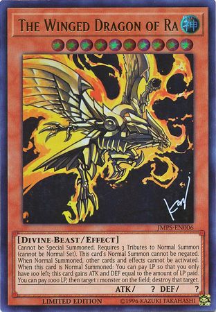 The Winged Dragon of Ra [JMPS-EN006] Ultra Rare | Kessel Run Games Inc. 