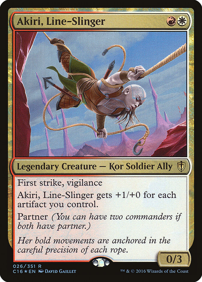 Akiri, Line-Slinger [Commander 2016] | Kessel Run Games Inc. 