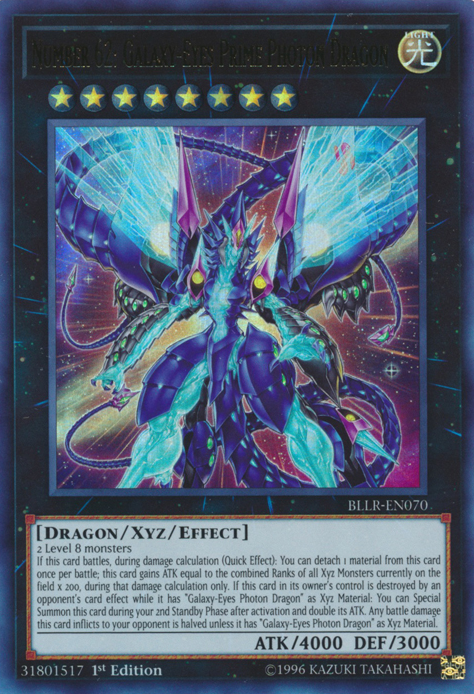 Number 62: Galaxy-Eyes Prime Photon Dragon [BLLR-EN070] Ultra Rare | Kessel Run Games Inc. 