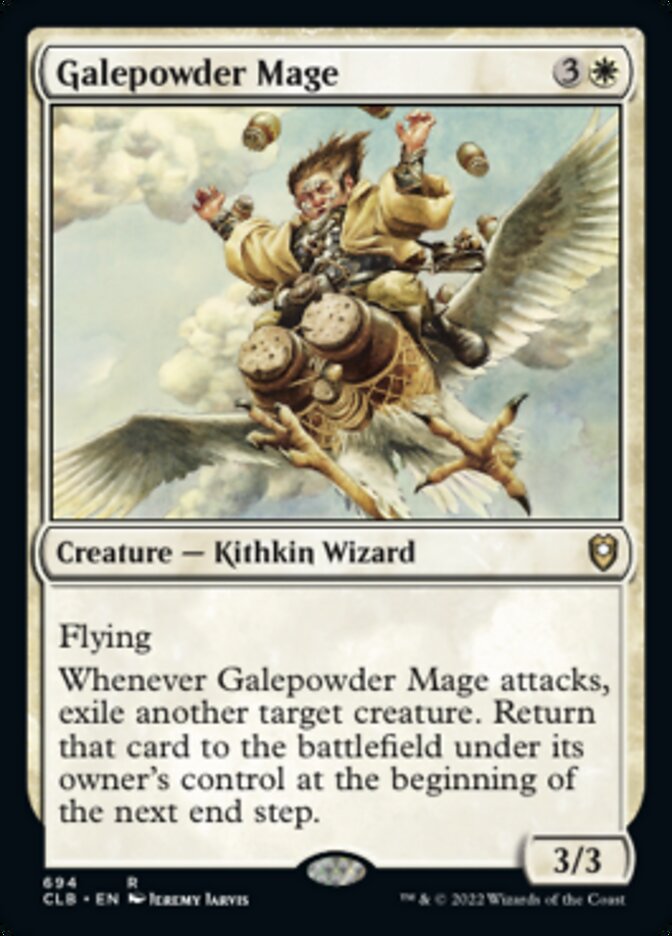Galepowder Mage [Commander Legends: Battle for Baldur's Gate] | Kessel Run Games Inc. 