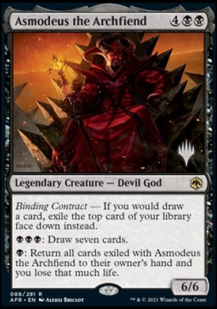 Asmodeus the Archfiend (Promo Pack) [Dungeons & Dragons: Adventures in the Forgotten Realms Promos] | Kessel Run Games Inc. 