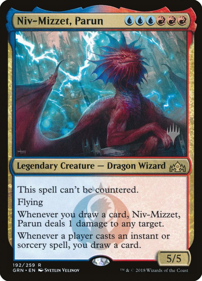 Niv-Mizzet, Parun (Promo Pack) [Guilds of Ravnica Promos] | Kessel Run Games Inc. 