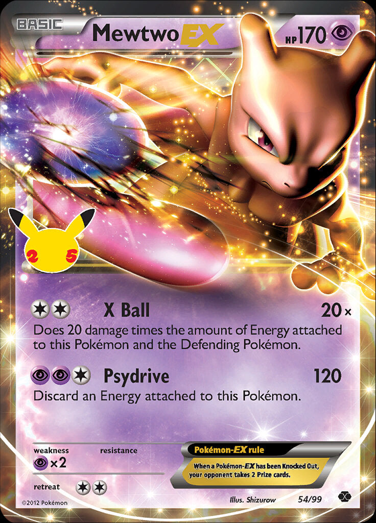 Mewtwo EX (54/99) [Celebrations: 25th Anniversary - Classic Collection] | Kessel Run Games Inc. 