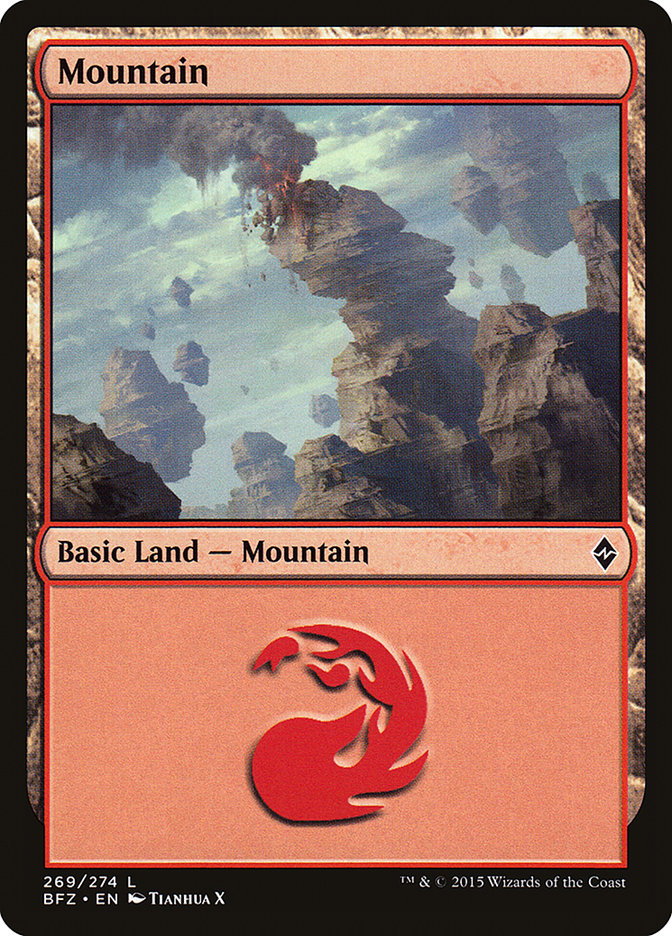 Mountain (269) [Battle for Zendikar] | Kessel Run Games Inc. 