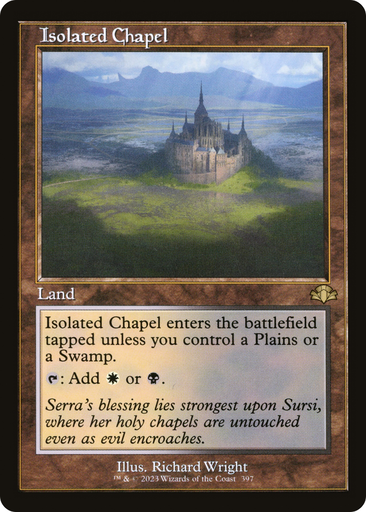 Isolated Chapel (Retro) [Dominaria Remastered] | Kessel Run Games Inc. 