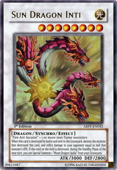 Sun Dragon Inti [ABPF-EN042] Ultra Rare | Kessel Run Games Inc. 