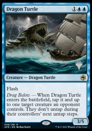 Dragon Turtle (Promo Pack) [Dungeons & Dragons: Adventures in the Forgotten Realms Promos] | Kessel Run Games Inc. 