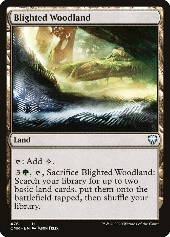 Blighted Woodland [Commander Legends] | Kessel Run Games Inc. 