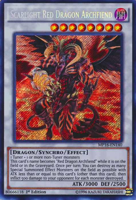 Scarlight Red Dragon Archfiend [MP16-EN140] Secret Rare | Kessel Run Games Inc. 