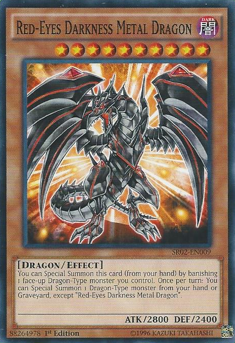 Red-Eyes Darkness Metal Dragon [SR02-EN009] Common | Kessel Run Games Inc. 