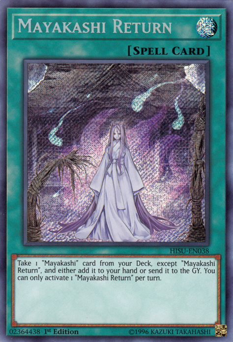 Mayakashi Return [HISU-EN038] Secret Rare | Kessel Run Games Inc. 